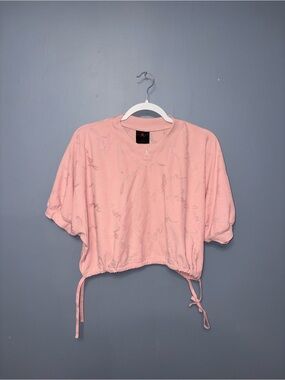Jordan | Pink Logo Towel T-Shirt